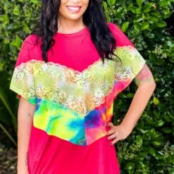 Boutique Simplified New Arrivals Against All Odds Chevron Tunic