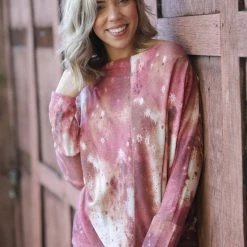 Boutique Simplified New Arrivals Burning Moon Front Tie Top