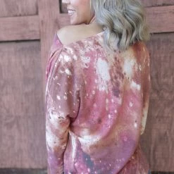 Boutique Simplified New Arrivals Burning Moon Front Tie Top