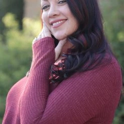 Boutique Simplified Burgundy Thumbhole Gabby New Arrivals 11 Boutique Simplified Burgundy Thumbhole Gabby New Arrivals