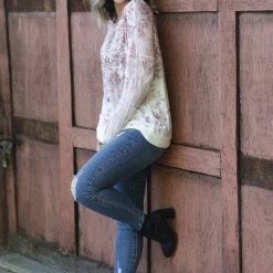 Boutique Simplified Rustic Charm Mandala Pullover