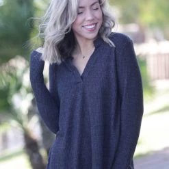 Boutique Simplified New Arrivals Black Thumbhole Gabby