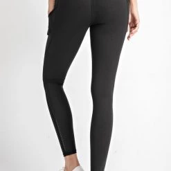 Iris & Rainbow Boutique #348 Fluorescent Leggings (Black) New Arrivals