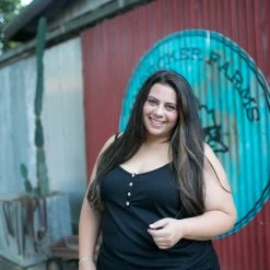 Boutique Simplified Heart & Soul Tank In Black