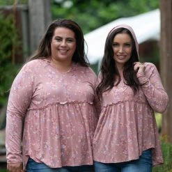 Boutique Simplified Sweet Lovely Peplum Hoodie