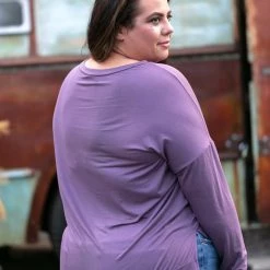 Boutique Simplified Batty For You Long Sleeve Top