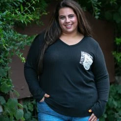 Boutique Simplified Patch Of Lace Waffle Knit New Arrivals