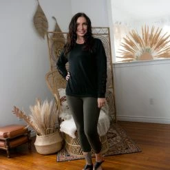 Boutique Simplified New Arrivals Hint Of Lace Pullover