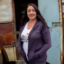 Boutique Simplified Fly Me Away Zip Up Hoodie