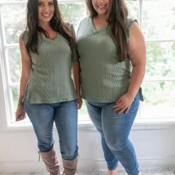 Boutique Simplified New Arrivals Olive You Sweater Tank