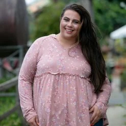 Boutique Simplified Sweet Lovely Peplum Hoodie