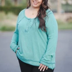 Boutique Simplified New Arrivals Teal Me About It Henley