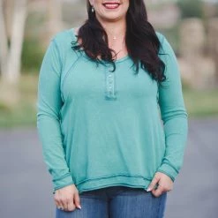 Boutique Simplified New Arrivals Teal Me About It Henley