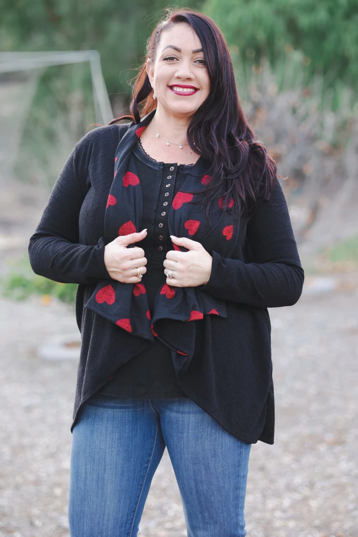 Boutique Simplified Cascading Hearts Cardigan New Arrivals 6 Boutique Simplified Cascading Hearts Cardigan New Arrivals