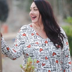 Boutique Simplified New Arrivals Fall In Love Long Sleeve Top