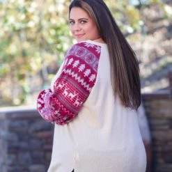 Boutique Simplified Eggnog Evenings Waffle Knit New Arrivals