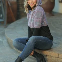 Boutique Simplified New Arrivals The Merriest Colorblock Hoodie