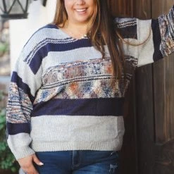 Boutique Simplified Coastal Sunsets Pullover