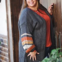 Boutique Simplified Cozy & Content Knit Cardigan