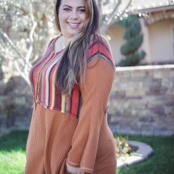 Boutique Simplified Orange Blossoming Bell Sleeve New Arrivals