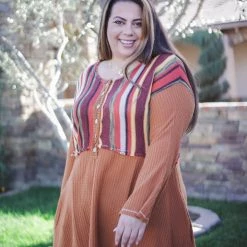 Boutique Simplified Orange Blossoming Bell Sleeve New Arrivals