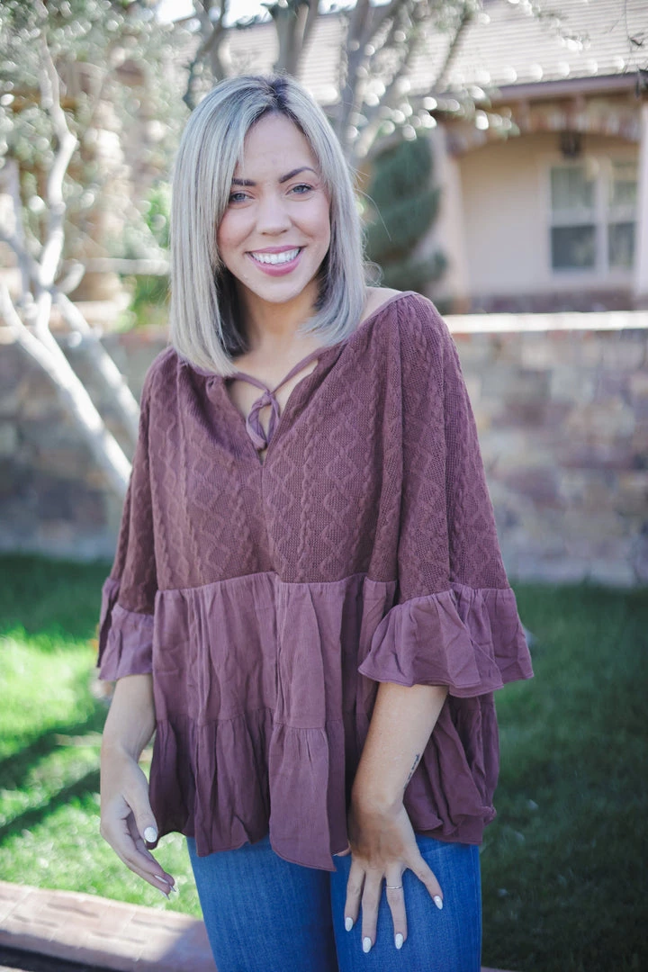 Boutique Simplified Free Bird Ruffle Top 5 Boutique Simplified Free Bird Ruffle Top