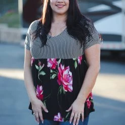 Boutique Simplified Pure Love Colorblock Babydoll New Arrivals