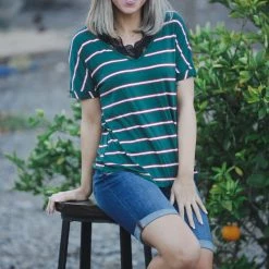 Boutique Simplified Sweet And Edgy Short Sleeve Top New Arrivals