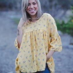 Boutique Simplified Sunshiny Days Babydoll New Arrivals