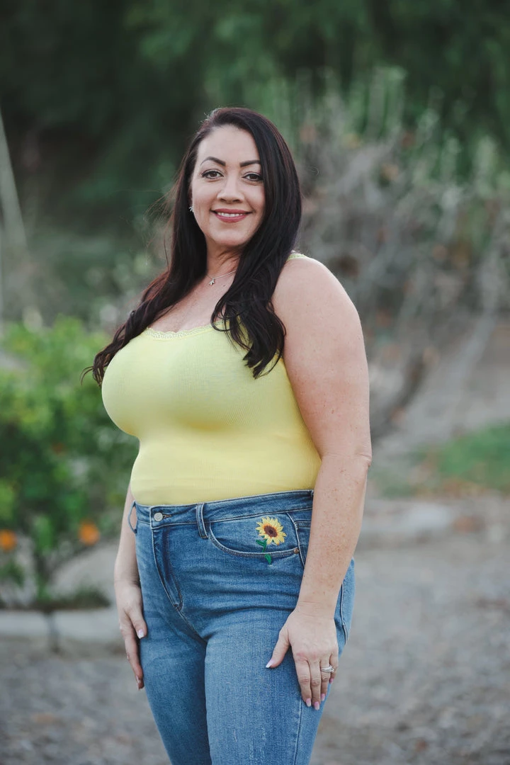 Boutique Simplified Sunshine Lace Tank Bodysuit 5 Boutique Simplified Sunshine Lace Tank Bodysuit