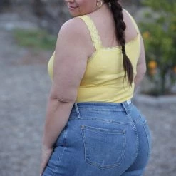 Boutique Simplified Sunshine Lace Tank Bodysuit 13 Boutique Simplified Sunshine Lace Tank Bodysuit