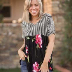 Boutique Simplified Pure Love Colorblock Babydoll New Arrivals