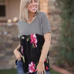 Boutique Simplified Pure Love Colorblock Babydoll New Arrivals