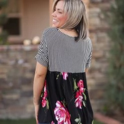 Boutique Simplified Pure Love Colorblock Babydoll New Arrivals