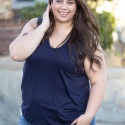 Boutique Simplified Oh Say Can You See Sleeveless Top