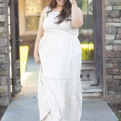 Boutique Simplified New Arrivals You're Still The One - Cream Maxi
