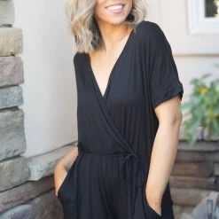Boutique Simplified Your Closet Is Calling - Black Romper New Arrivals