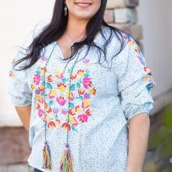 Boutique Simplified Fiesta Time Embroidered 3/4 Sleeve New Arrivals 10 Boutique Simplified Fiesta Time Embroidered 3/4 Sleeve New Arrivals