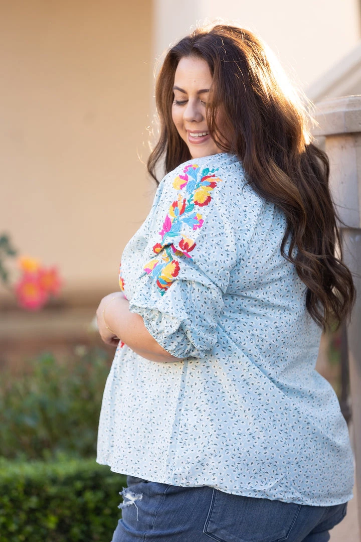 Boutique Simplified Fiesta Time Embroidered 3/4 Sleeve New Arrivals 7 Boutique Simplified Fiesta Time Embroidered 3/4 Sleeve New Arrivals