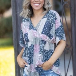 Boutique Simplified Heavenly Patched Babydoll New Arrivals