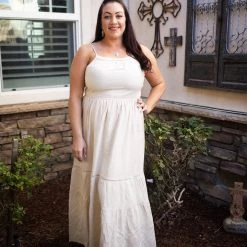 Boutique Simplified New Arrivals You're Still The One - Cream Maxi