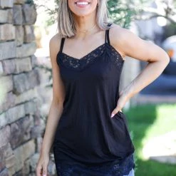 Boutique Simplified Always & Forever Black Cami New Arrivals