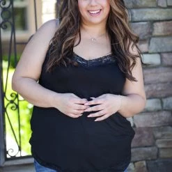 Boutique Simplified Always & Forever Black Cami New Arrivals