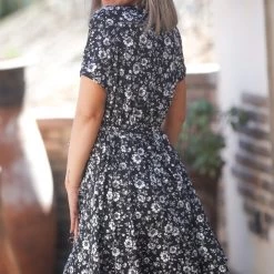 Boutique Simplified Temptations Strong Surplice Dress New Arrivals