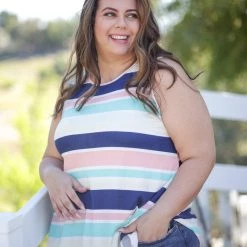 Boutique Simplified California Girl Sleeveless Top New Arrivals