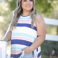 Boutique Simplified California Girl Sleeveless Top New Arrivals