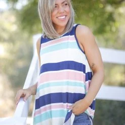 Boutique Simplified California Girl Sleeveless Top New Arrivals