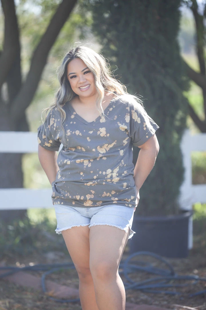 Boutique Simplified Bleach Splattered Love Tee New Arrivals 4 Boutique Simplified Bleach Splattered Love Tee New Arrivals