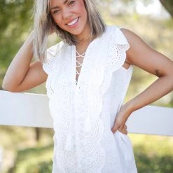 Boutique Simplified New Arrivals Addicted To You Eyelet Lace Top