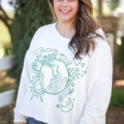 Boutique Simplified Save The Earth Pullover New Arrivals